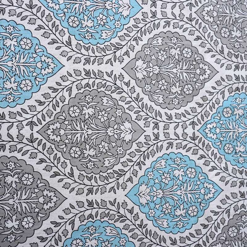 local-kala-parineeta-blue-flat-i-fitted-bedsheet-90x108-inches