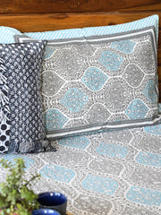 local-kala-parineeta-blue-flat-i-fitted-bedsheet-90x108-inches