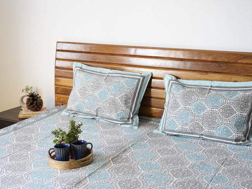 local-kala-parineeta-blue-flat-i-fitted-bedsheet-90x108-inches
