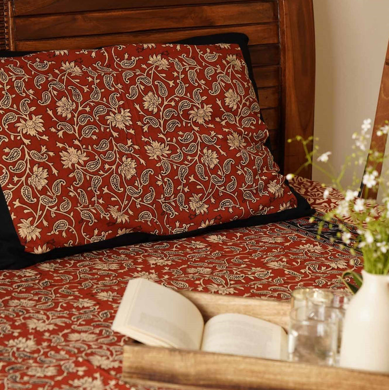 local-kala-maroon-kalamkari-a-bedsheet