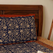 local-kala-blue-kalamkari-single-bed-bedsheet-60x90-inches