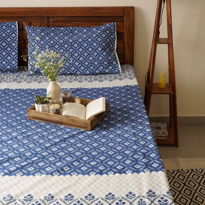 local-kala-bageecha-an-extra-large-double-bed-bedsheet-fitted-bedsheet