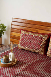 local-kala-kalamkari-maroon-a-king-size-double-bed-bedsheet