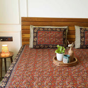 local-kala-kalamkari-maroon-big-2-flat-i-fitted-bedsheet-108x108-inches