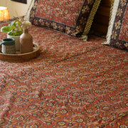 local-kala-kalamkari-maroon-big-2-flat-i-fitted-bedsheet-108x108-inches