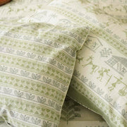 local-kala-worli-green-flat-i-fitted-bedsheet-108x108-inches