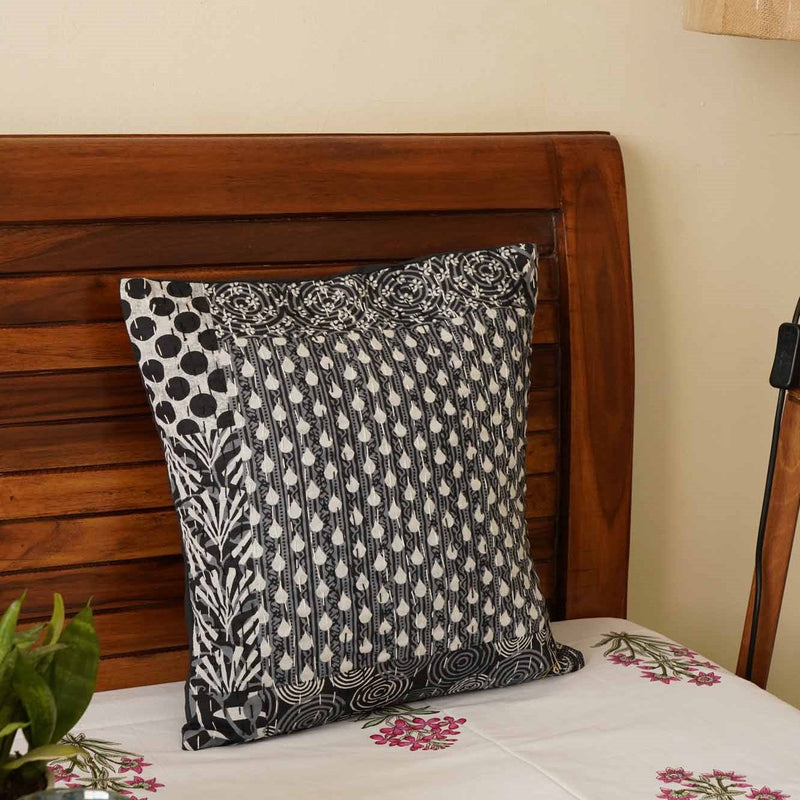 local-kala-kaala-kantha-cushion-cover