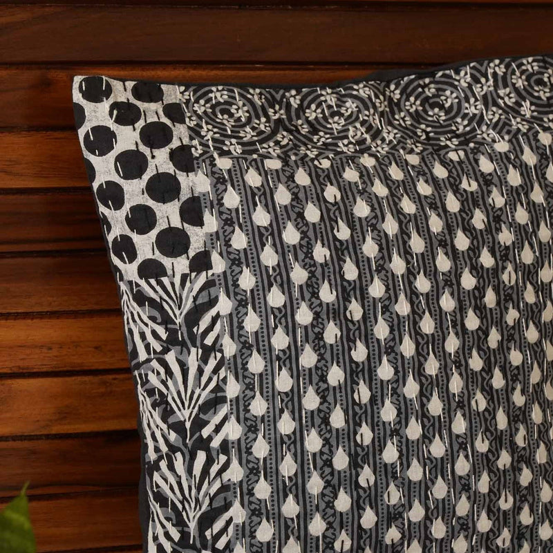 local-kala-kaala-kantha-cushion-cover