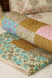 local-kala-rangeela-a-patchwork-reversible-quilted-bedcover-comforter