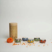 local-kala-scented-tea-lights-gift-hamper-set-of-5-with-an-air-tight-jar-multicolor