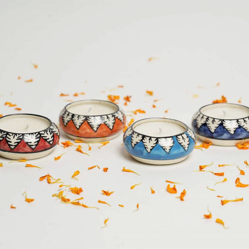 local-kala-assorted-hand-painted-soy-wax-lavender-scented-candles-set-of-5