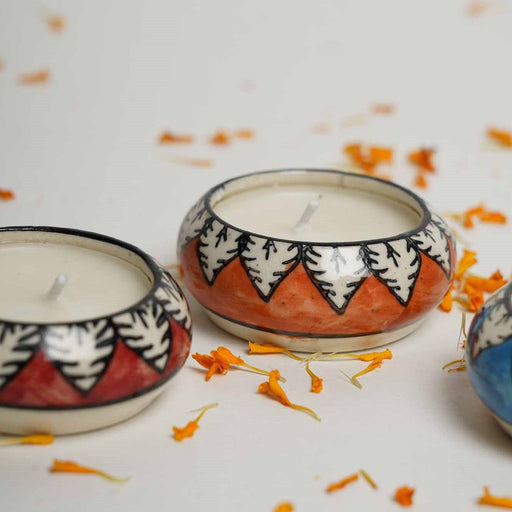 local-kala-assorted-hand-painted-soy-wax-lavender-scented-candles-set-of-5
