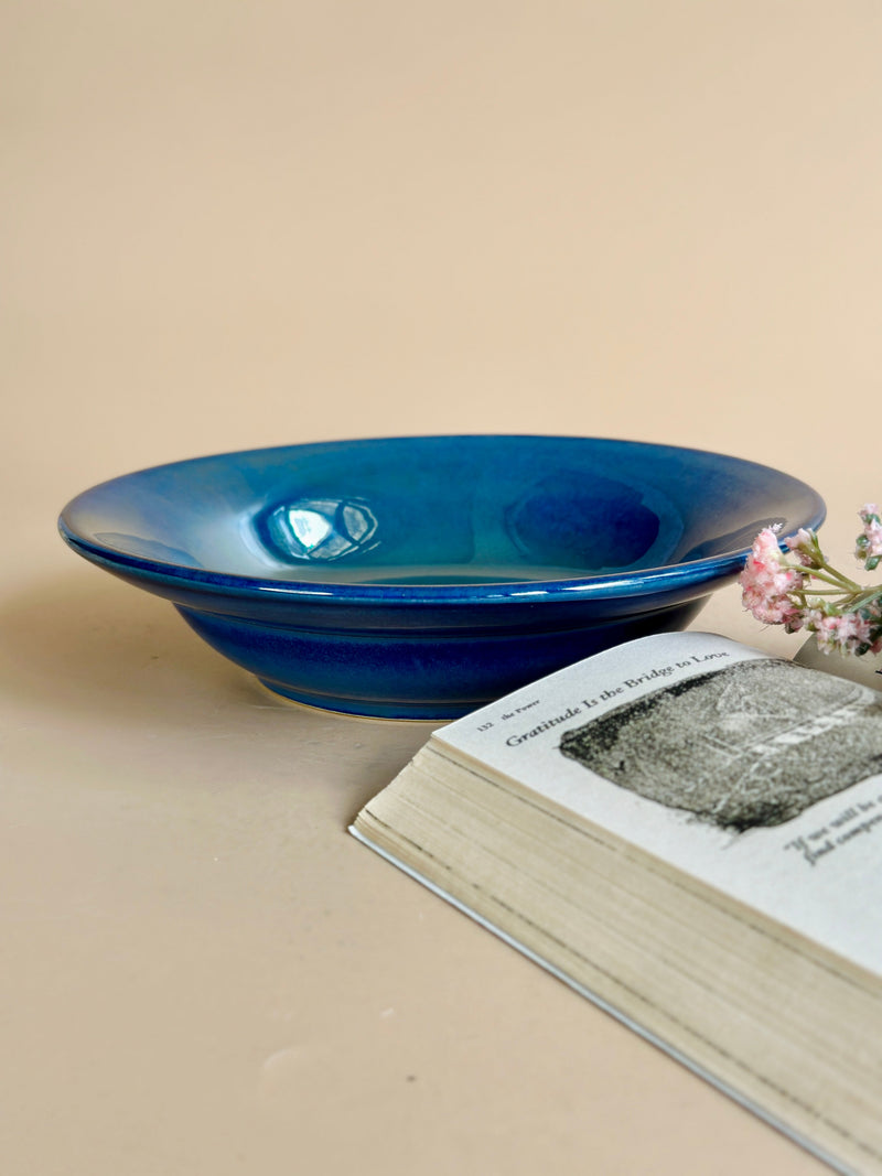 Nurture India Have It All Pasta Bowl Cobalt Blue