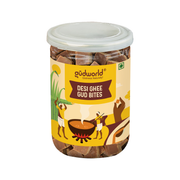 Gudworld Desi Ghee Jaggery Bites – Traditional Rich Sweet Candy (10.58 oz)