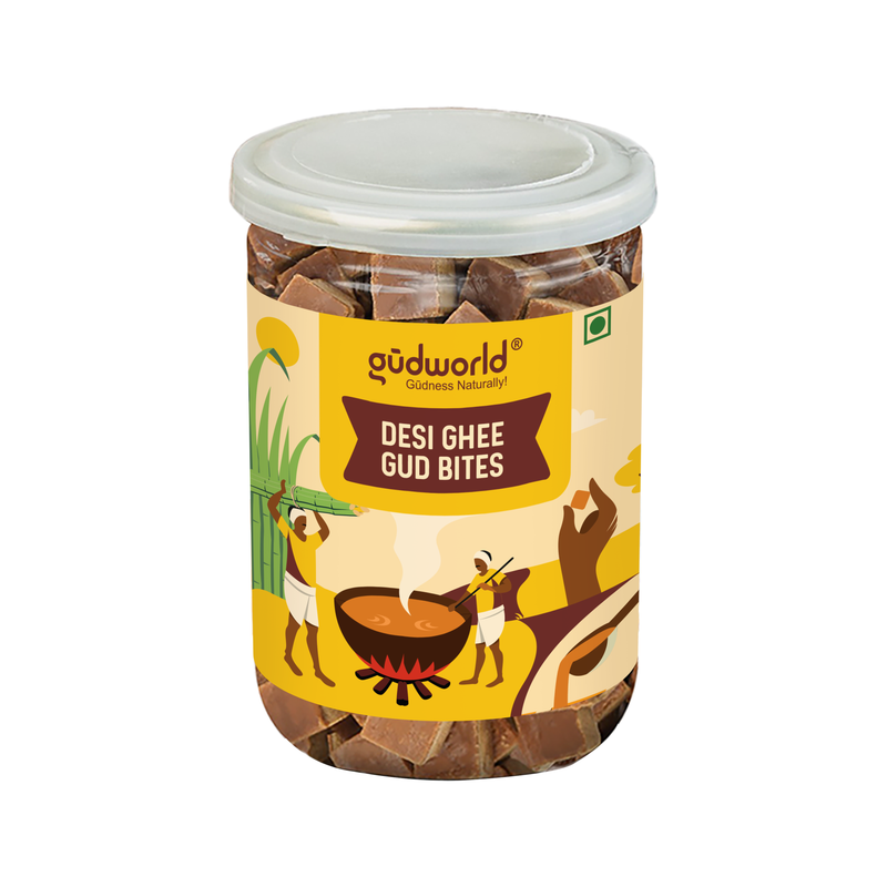 Gudworld Digestive Jaggery Bites Variety Pack – 3 Flavor Bundle