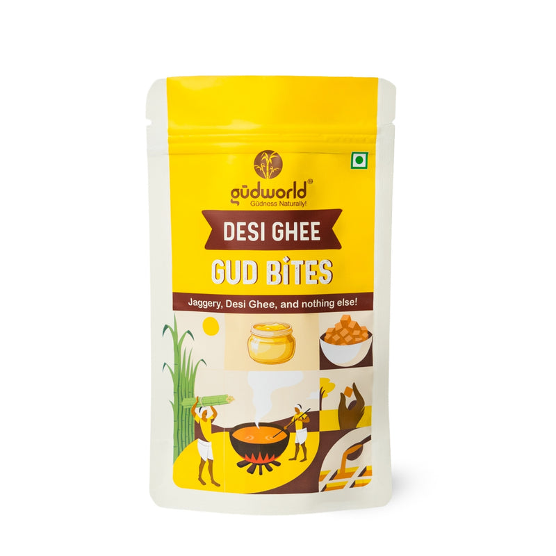 Desi Ghee Jaggery Bites - Traditional Rich Sweet Candy