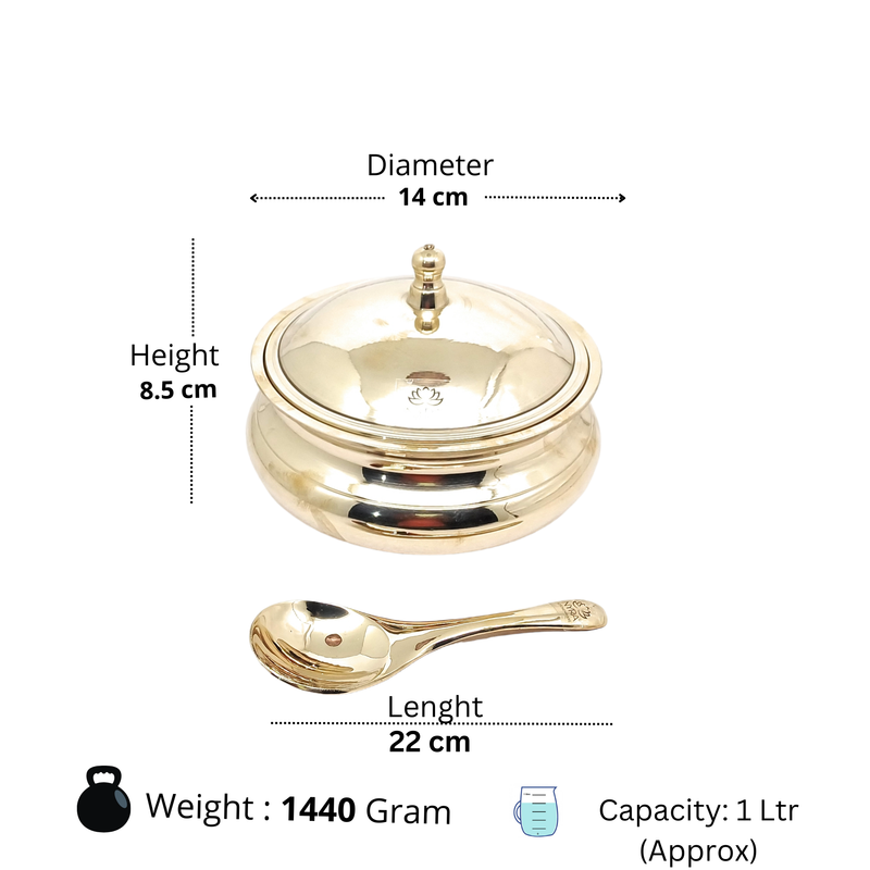 Pure Bronze Kansa Donga – Kitchen Utensil