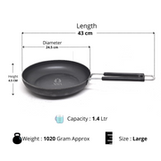 Iron Fry Pan with Handle – Frying Pan
