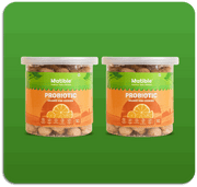 Natible Natible Probiotic Orange Mini Cookies Variety Pack – Wholesome Snack Cookies (5.29 oz)