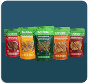 Natible Variety Pack - Sprouted Protein and Sprouted Millet Chilla Mix – Savory Indian Pancake Mix (Pack of 5)