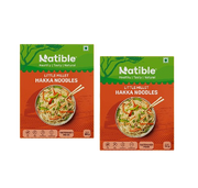 Natible Little Millet Hakka Noodles Variety Pack – Millet Based Instant Noodles (6.77 oz)