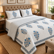 aenak-teal-blue-handblock-printed-reversible-quilted-bedcover-set