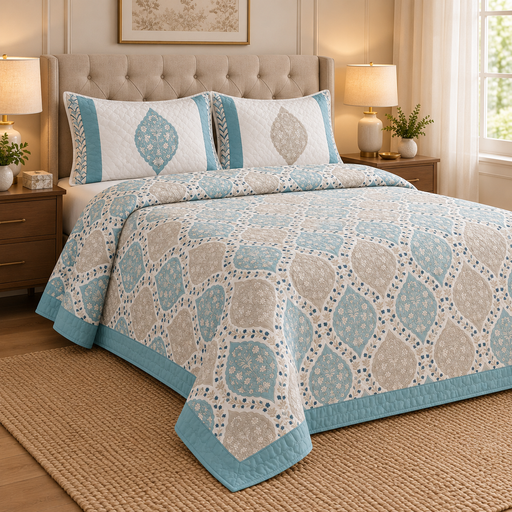 aenak-blue-jaal-handblock-printed-reversible-quilted-bedcover-set