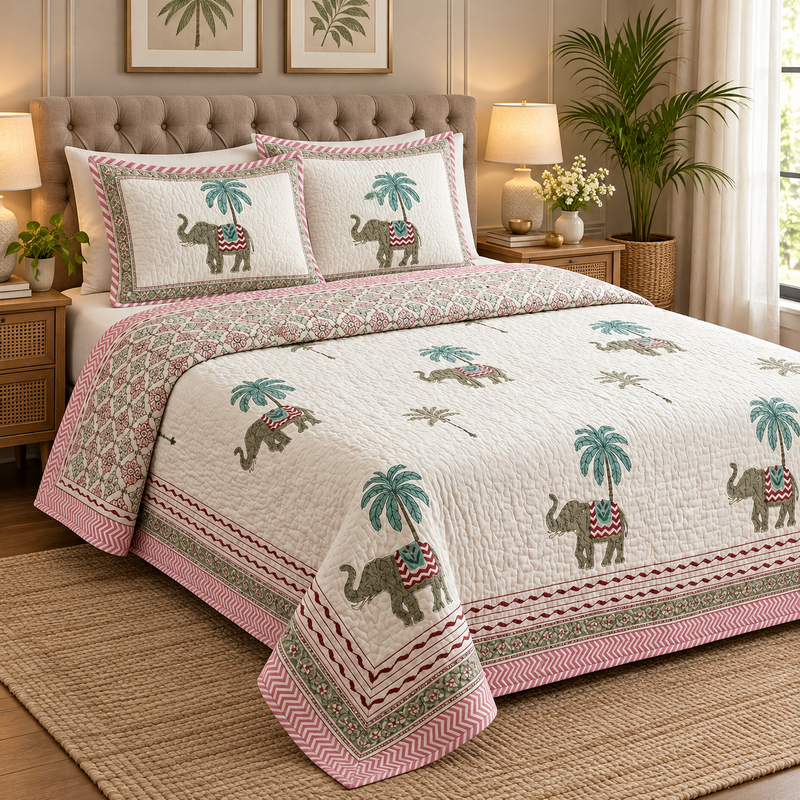 aenak-grey-elephant-handblock-printed-reversible-quilted-bedcover-set