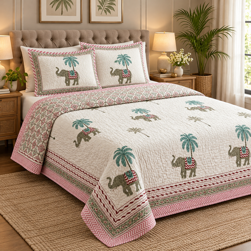 aenak-grey-elephant-handblock-printed-reversible-quilted-bedcover-set