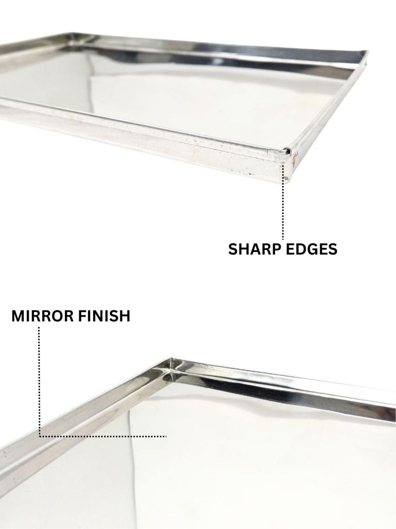 Stainless Steel Storing & Serving Tray for Sweet & Snacks – Serving Tray