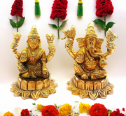 Brass Laxmi Ganesha Idol – Kitchen Utensil