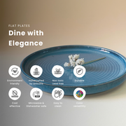 ceramic-kitchen-the-striped-blue-flat-plate