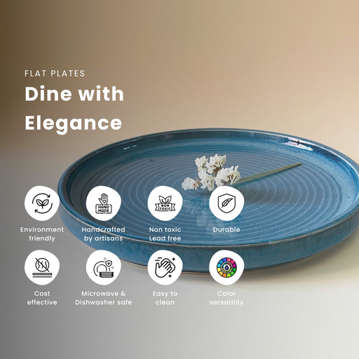 ceramic-kitchen-the-striped-blue-flat-plate