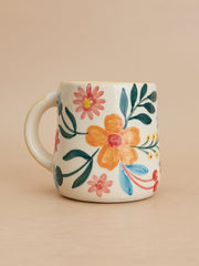 Nurture India Floral Extravaganza Plate Mug
