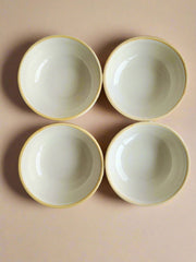 Nurture India Floral Extravaganza Ceramic Small Bowls 5-Inch