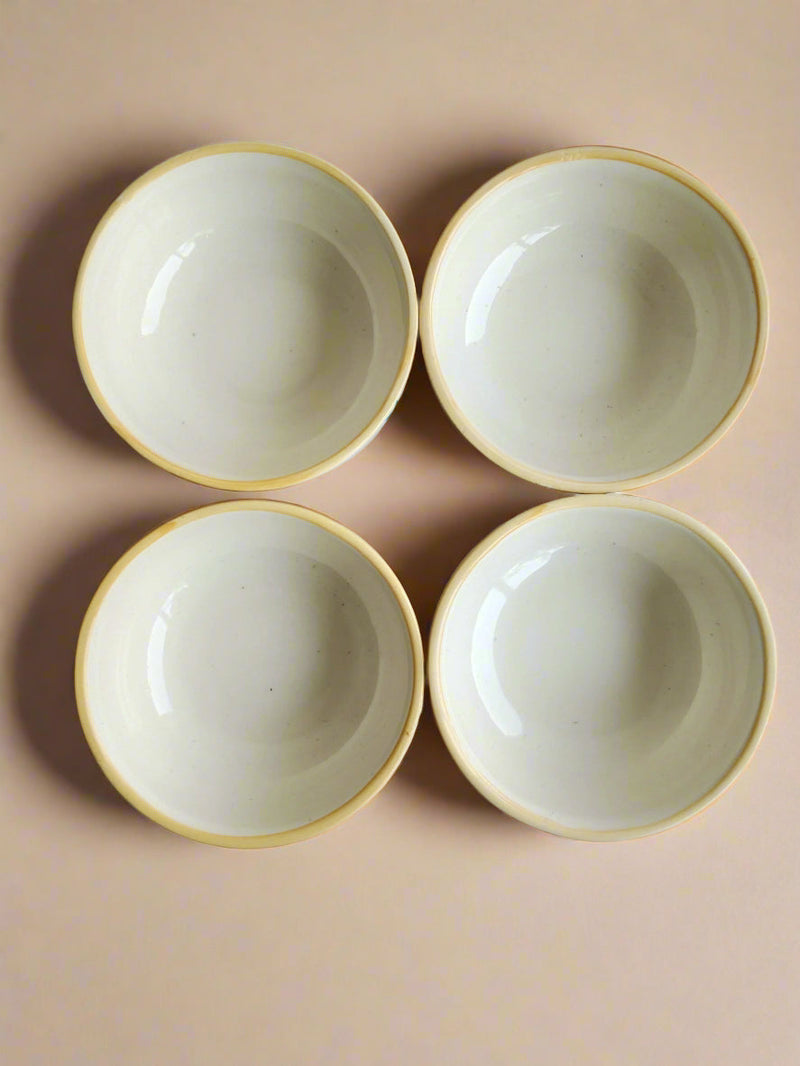 Nurture India Floral Extravaganza Ceramic Small Bowls 5-Inch