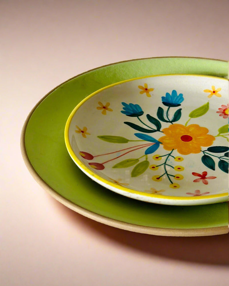 Nurture India Floral Extravaganza Snack Plate Combo