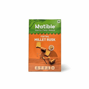 Natible Foxtail Millet Rusk – Crunchy Tea Time Snack (7.76 oz)