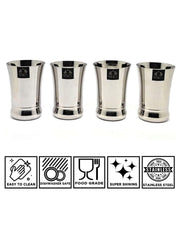 Stainless Steel Glass Set