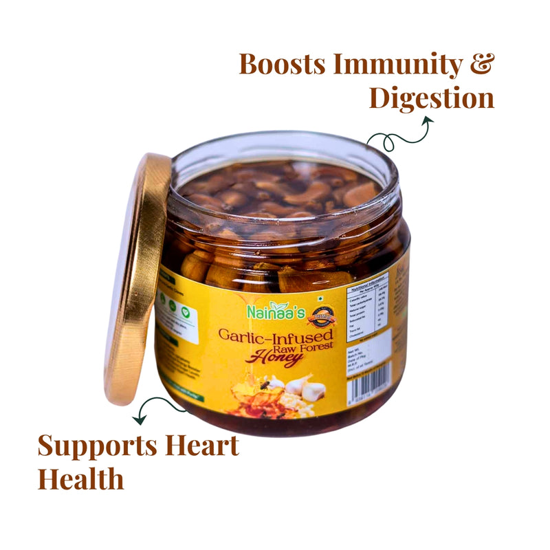 Garlic infused Honey