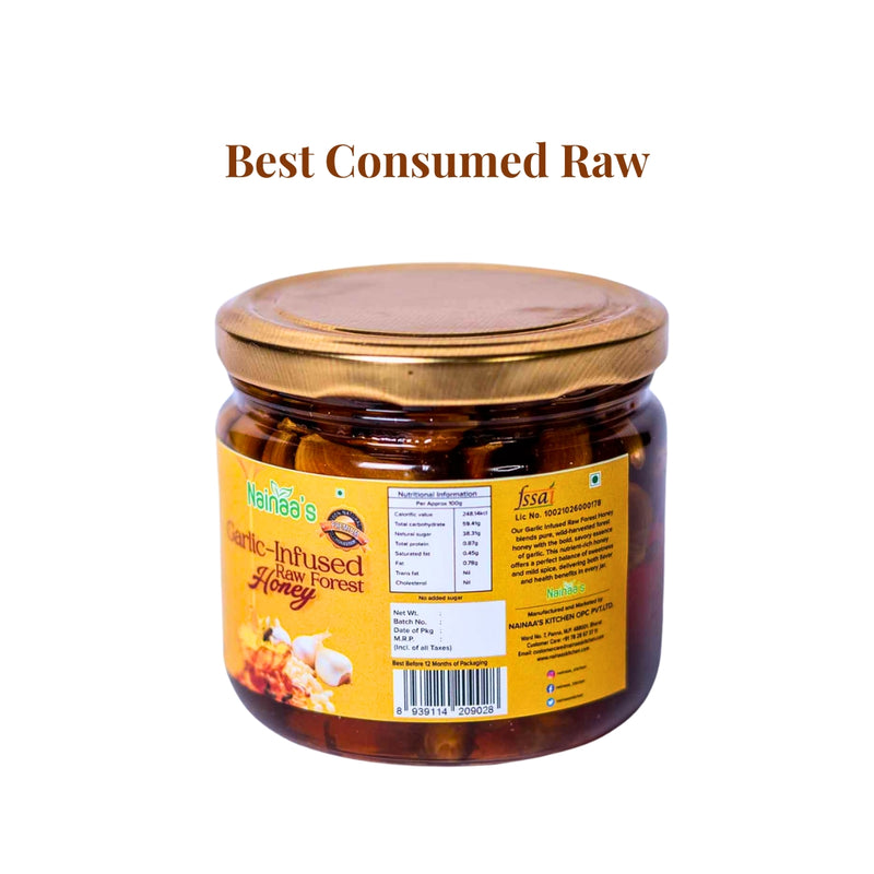 Garlic infused Honey