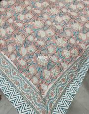 aenak-light-peach-floral-handblock-table-cover