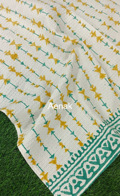 aenak-pink-rose-bloom-handblock-waffle-cotton-towel-copy