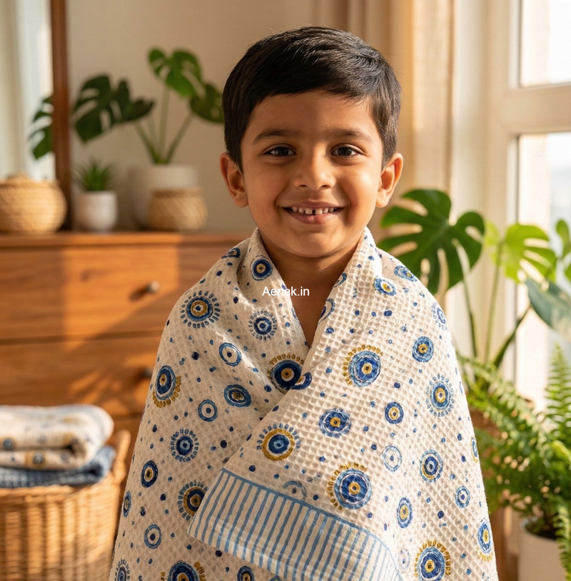 aenak-blue-helicopter-handblock-printed-waffle-cotton-bathing-towel-copy