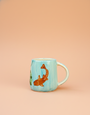 Nurture India Koi Fish Ceramic Mug 10-oz