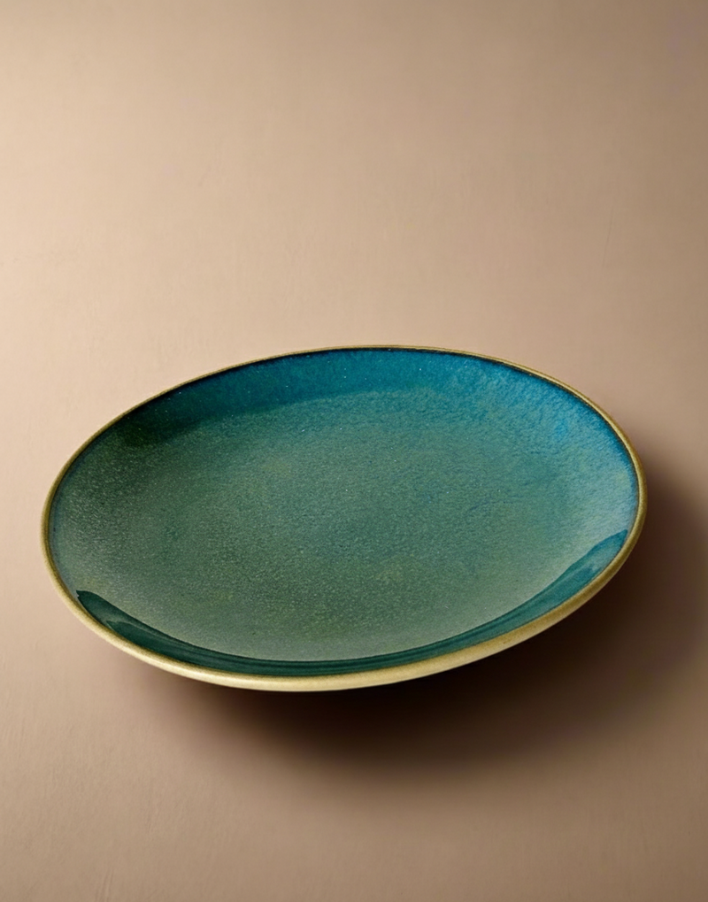 Nurture India Indigo Blue Dinner Plates 10-Inch