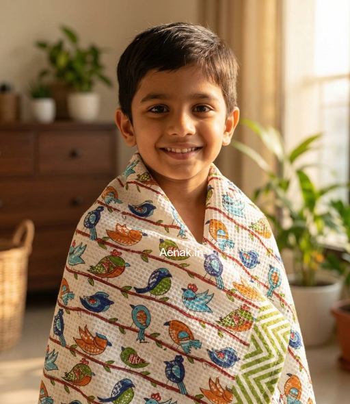 aenak-the-pakshi-handblock-printed-waffle-cotton-bathing-towel