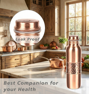 Pure Hammered Copper Water Bottle – Copper Water Bottle