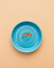 Nurture India Koi Fish Ceramic Tapas 4-Piece Set