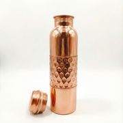 Pure Hammered Copper Water Bottle – Copper Water Bottle